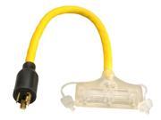 Coleman Cable 09084 2 12 3STW Cord Adapter