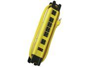 Coleman Cable 04657 88 06 6 Outlet Heavy Duty Metal Housing Power Strip