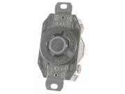 Leviton 965 2420 0 Industrial Grade Flush Mount Locking Receptacle Device