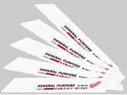Milwaukee 48 00 5092 5 Pack 6 10 TPI All Purpose Super Sawzall® Blades