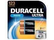 DURACELL PROCTOR AND GAMBLE 2 Count 3 Volt Lithium Duracell® Ultra 123 Photo Battery
