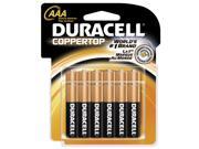 DURACELL PROCTOR AND GAMBLE 12 Count AAA Cell Duracell® Coppertop Alkaline Batteries