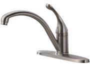 DELTA 140 SS DST Collins Single Handle Kitchen Faucet Stainless Steel