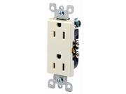 Leviton M03 5325 AMP 10 Pack Almond Residential Grade Straight Blade Duplex Receptacle