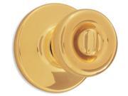 Kwikset 93001 504 Polished Brass Tylo Privacy Knob Set