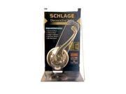 SCHLAGE LOCK COMPANY Left Handed Bright Brass Flair Dummy Lever Set