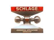 Schlage F80CSVORB626 Storeroom Lockset Orbit Knob Contractor Series