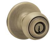 Kwikset 94002 435 Antique Brass Polo Entry Knob