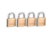 Fortress 1840Q 4 Count 1840 Solid Brass Padlock