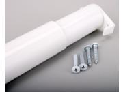 John Sterling Corporation 48in. To 72in. White Adjustable Closet Rod RP0021 48 72