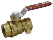 Mueller Industries 107 755NL 1 Low Lead Ball Valve With Auto Drain