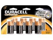 DURACELL PROCTOR AND GAMBLE 8 Count C Cell Duracell® Coppertop Alkaline Batteries