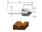 Vermont American 23119 1 2 V Groove Router Bit