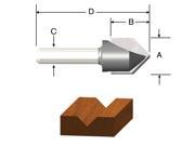Vermont American 23120 9 16 V Groove Router Bit