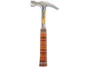 Estwing E20S 20 Oz Straight Claw Leather Handle Hammer