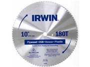 Irwin Industrial 10In 180Tht Plywood Blade 11870