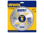 Irwin Marathon 14031 7 1 4 40 Tooth Marathon® Portable Corded Circular Saw Blade