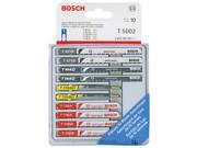 Bosch Power Tools T5002 10 Count Assorted Jigsaw Blades