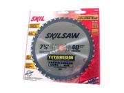 Skil 75940 SkilSaw® Titanium Finishing Crosscutting Saw Blade