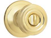 Kwikset Signature Series 97300 710 Polished Brass Cameron® Bed Bath Privacy Knob
