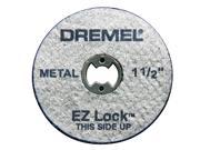DREMEL 5 Count 1 1 2 EZ Lock Cutoff Wheels