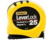 Stanley Hand Tools 33 281 1 X 25 LeverLock® Tape With Magnetic Tip