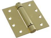 STANLEY NATIONAL HARDWARE 4 X 4 Satin Brass Spring Hinges