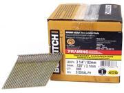 Bostitch Stanley S12DGAL FH 2 000 Count 3.25 Thickcoat Galvanized® 28º Wire Collated Stick Framing Nails