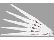 Milwaukee 48 00 5036 5 Pack 9 6 TPI Sawzall® Wood Cutting Reciprocating Saw Blades