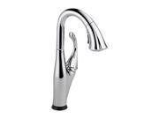 DELTA 9992T DST Single Handle Pull Down Bar Prep Faucet Featuring Touch2O Technology