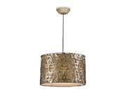 Uttermost Alita Champagne Metal Hanging Shade Pendant