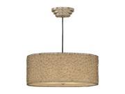 Uttermost Brandon Silver 3 Light Hanging Shade Pendant