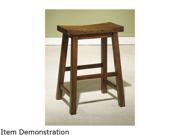 Powell Café Honey Brown Counter Stool 24 Seat Height overpacked