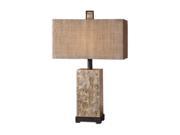 Uttermost Billy Moon Rustic Pearl Table Lamp Brown Frame