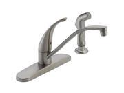 PEERLESS P188500LF SS Single Handle Kitchen Faucet Stainless Steel