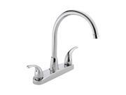 PEERLESS P299568LF Two Handle Kitchen Faucet Chrome