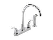 PEERLESS P299578LF Two Handle Kitchen Faucet Chrome