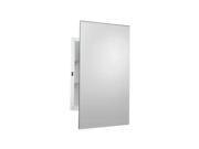 Zenith MM1027 16 Frameless Mirrored Swing Door Medicine Cabinet