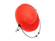 LumiSource Shell Table Lamp Red