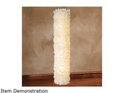 LumiSource Lace Tower Lamp Ivory