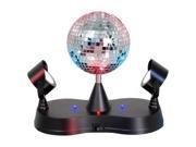 LumiSource Disco Ball w 2 Mirrors Multi