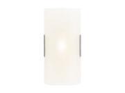 Access Lighting Neon Wall Vanity 1 Light Brushed Steel Finish w Line Frosted Glass Brushed Steel Bathroom Lighting