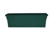 Dynamic Design 24 Fern Rolled Rim Window Boxes with Attached Trays