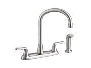 American Standard 4275.551.075 Colony Soft Gooseneck Kitchen Faucet w Spray Stainless Steel