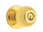 Schlage A53PD ORB 605 Orbit Commercial Keyed Entry Knob Bright Brass