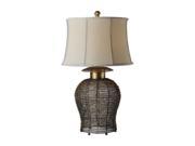 Uttermost Matthew Williams Rickma Table Lamp Antiqued Gold Leaf