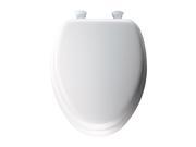 Bemis 113EC 000 Soft Elongated Closed Front Toilet Seat White