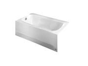 American Standard 2460.002.020 Cambridge 5 Ft. Left Hand Drain Bathtub White