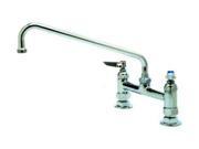 Mixing Faucet 2H Lever Spout 12 In