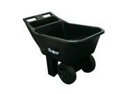 Ames True Temper 2463675 Easy Roller Jr. 3 Cubic Foot Poly Yard Cart